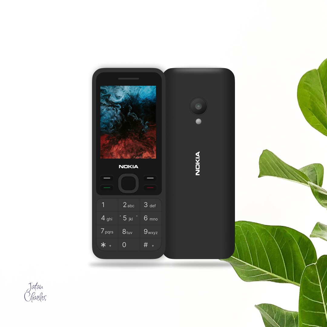 Nokia phone mockup illustrated in fig