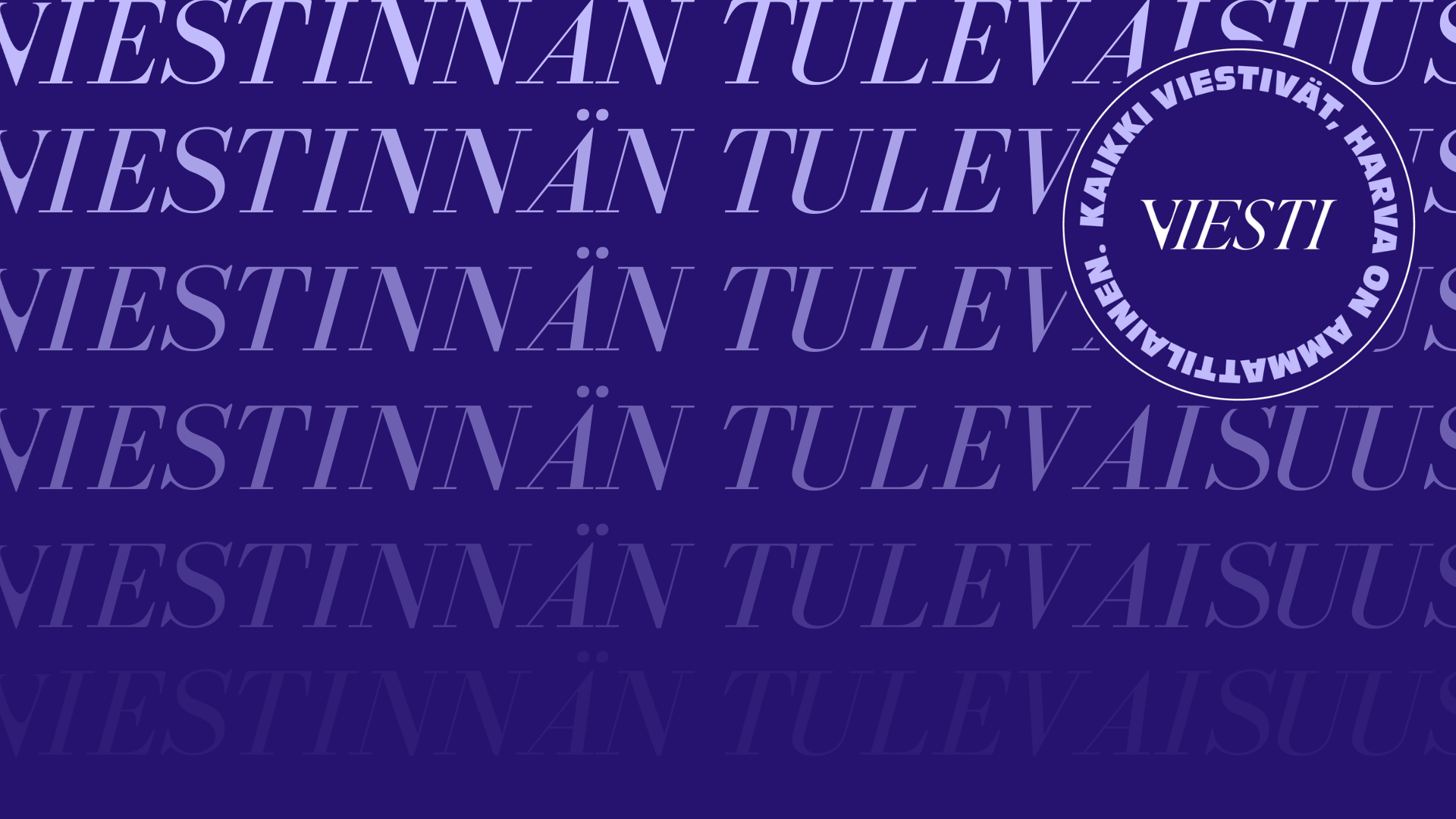 Viestinnän tulevaisuus banneri