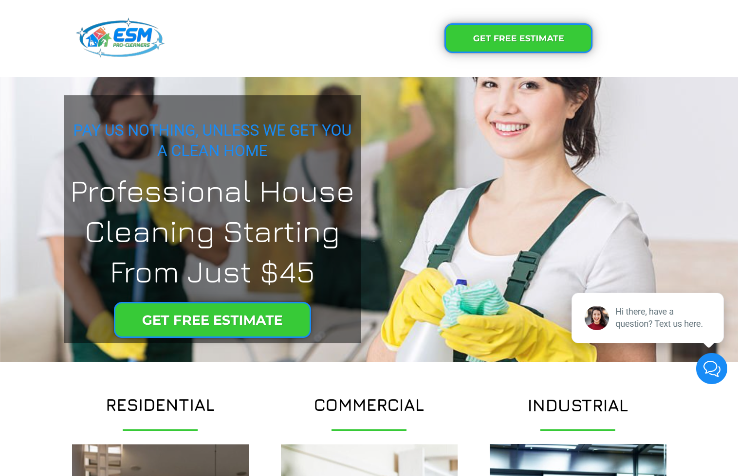 Landing page