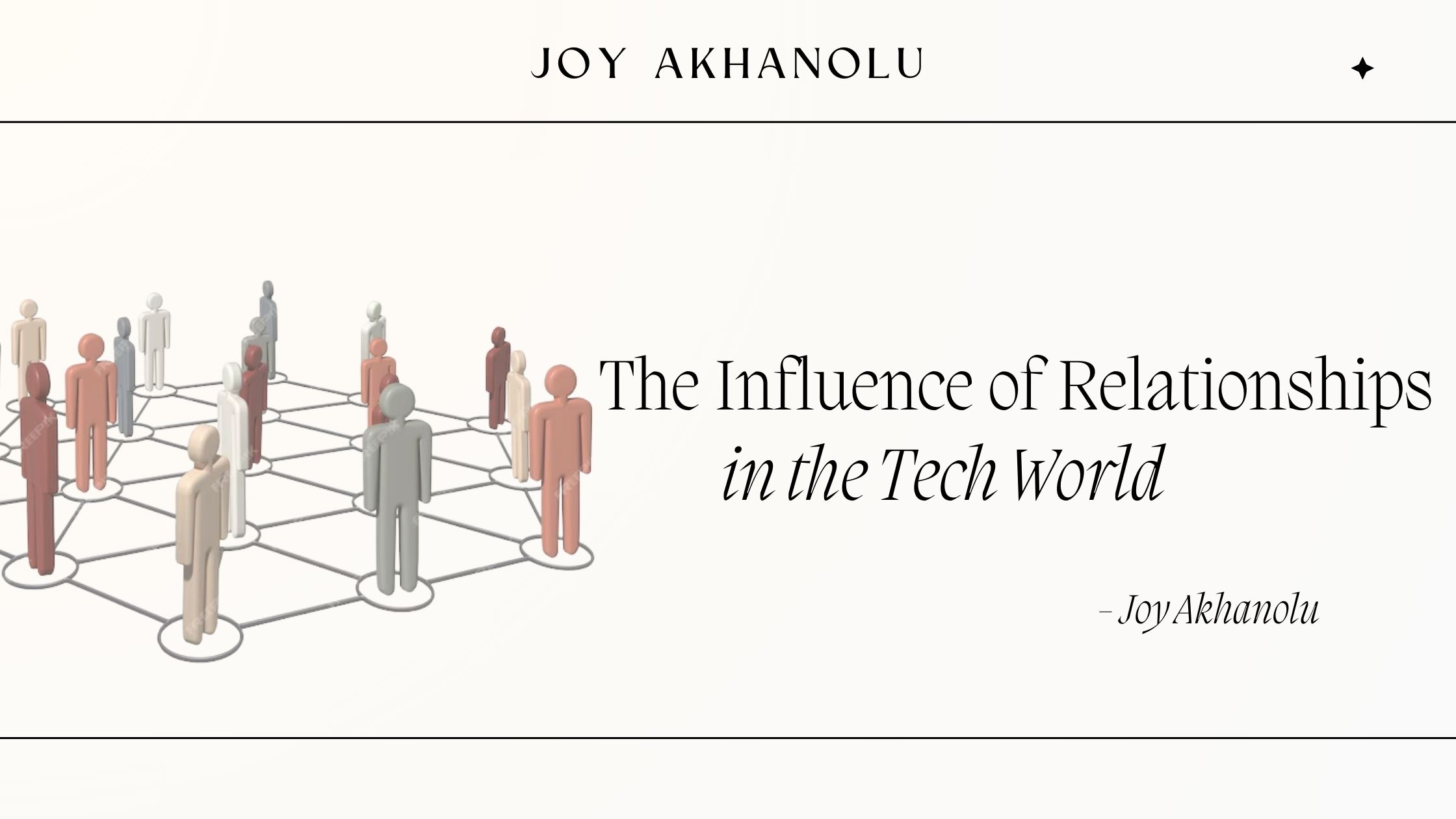 The importance of making connections in the tech industry. Building relationships in the tech industry can be beneficial to your professional and personal development.