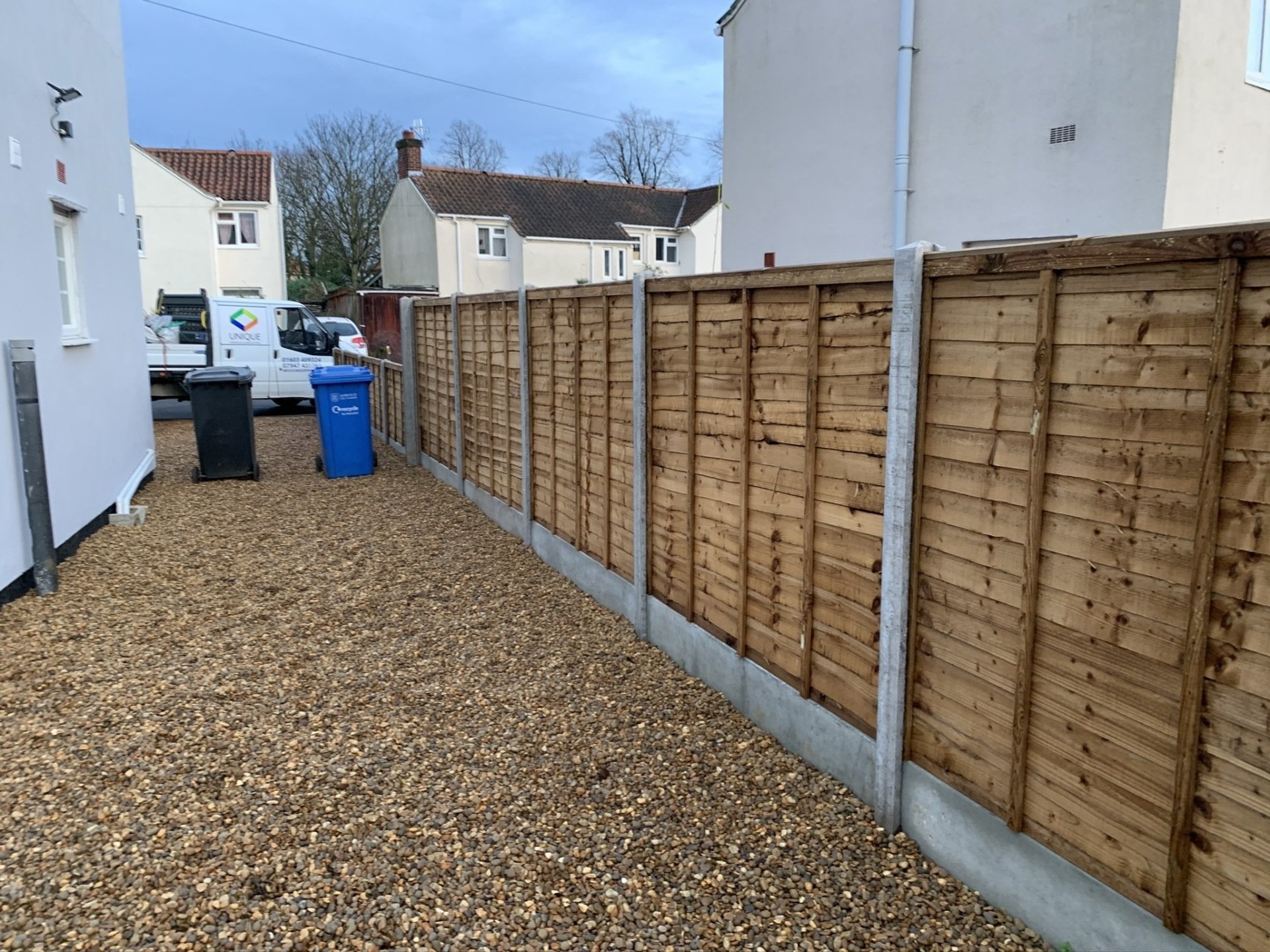 Overlap Fencing from Unique Paving & Landscaping