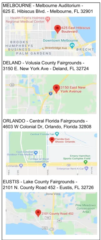 Gun Show Locations