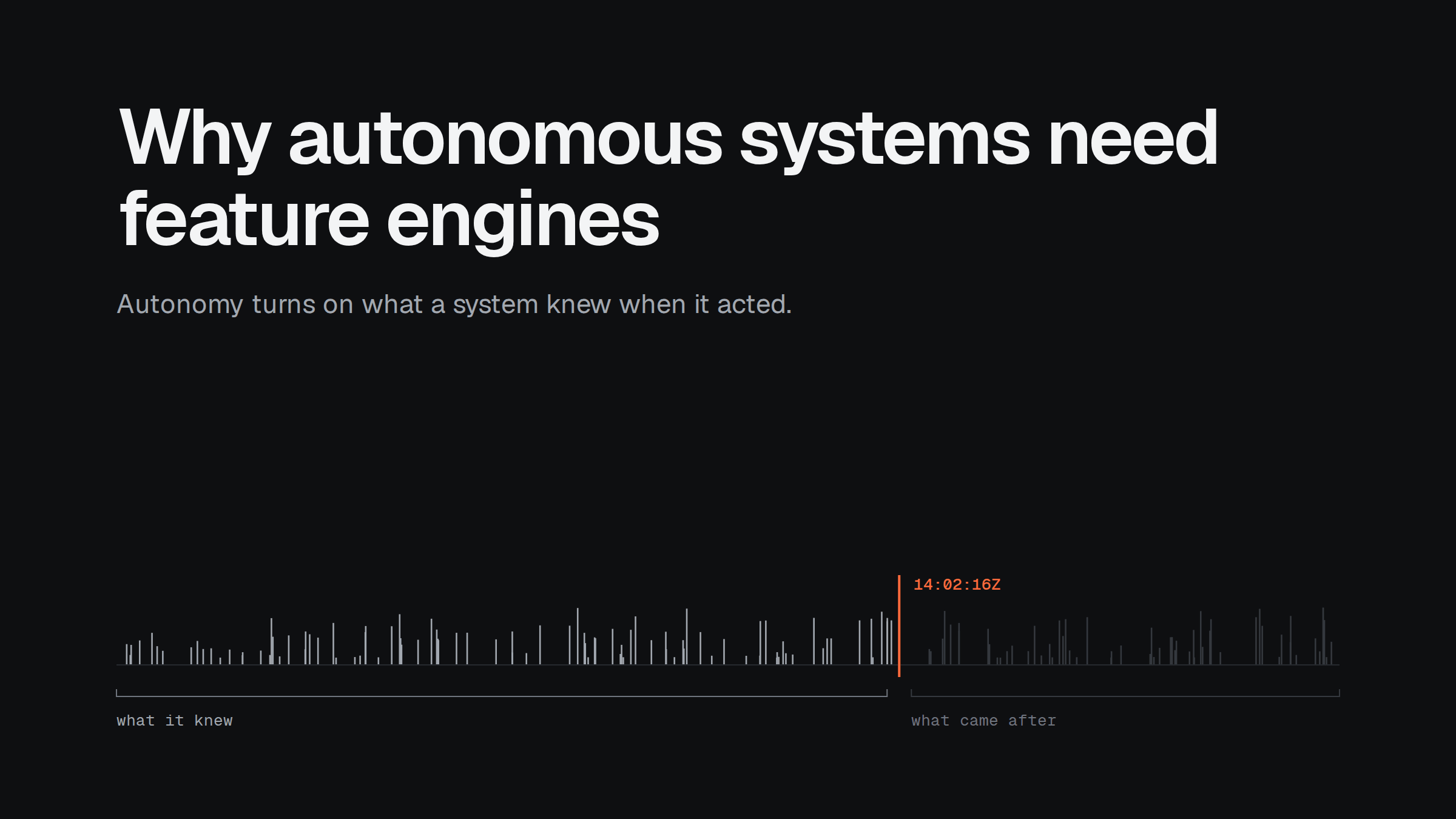 feature engine and AI autonomy