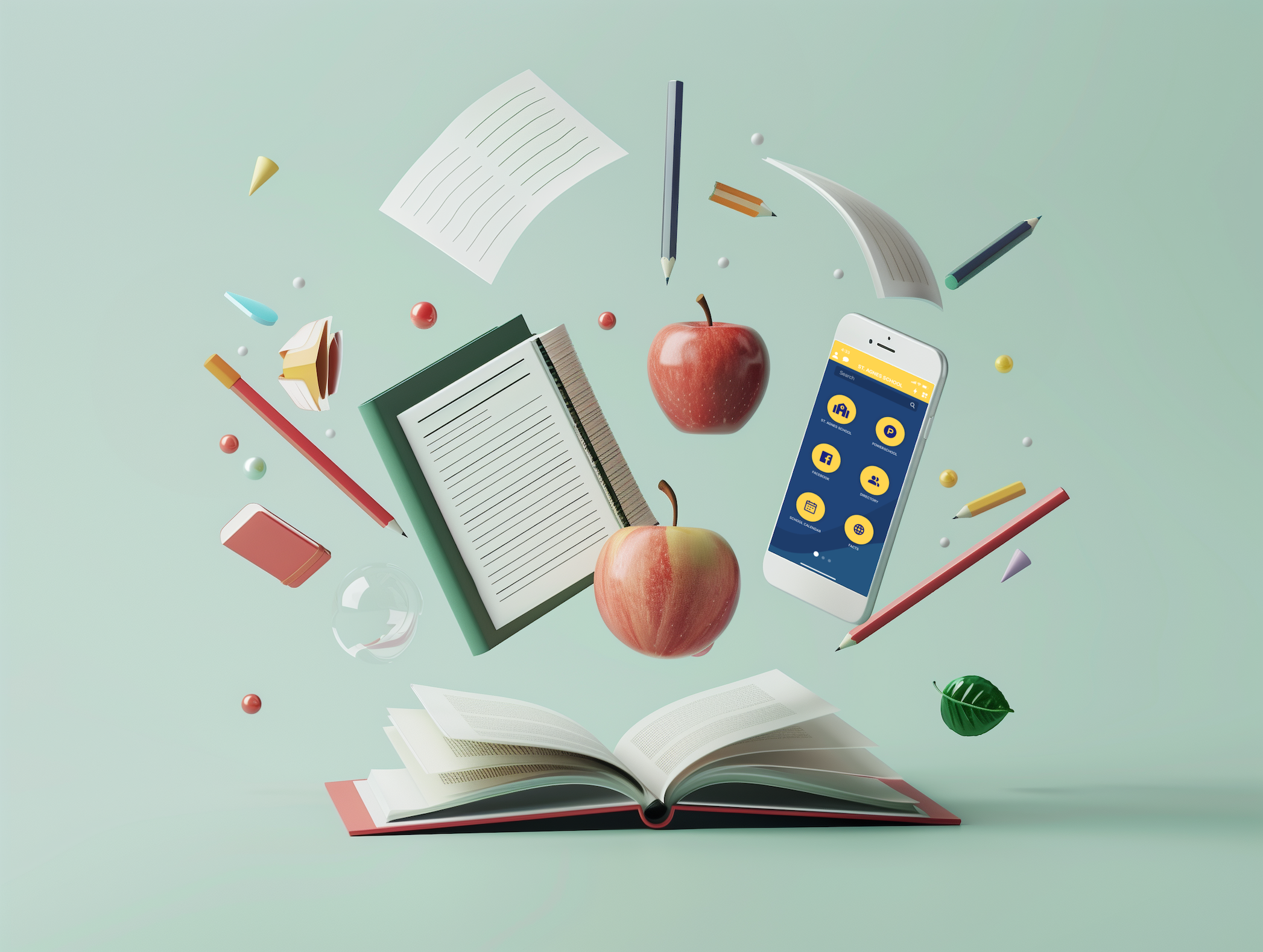 Saint Agnes School app preview