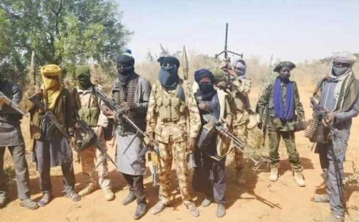 Image showing terrorists/bandits in the Northern Nigeria 