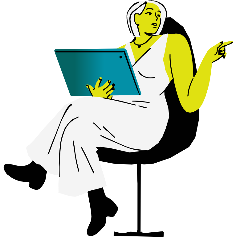 Digital marketing strategist working with laptop in office