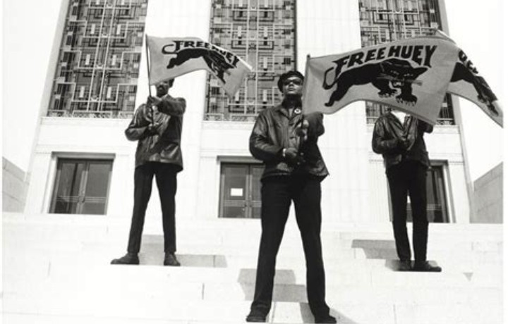 The black panther party members in early 60s
