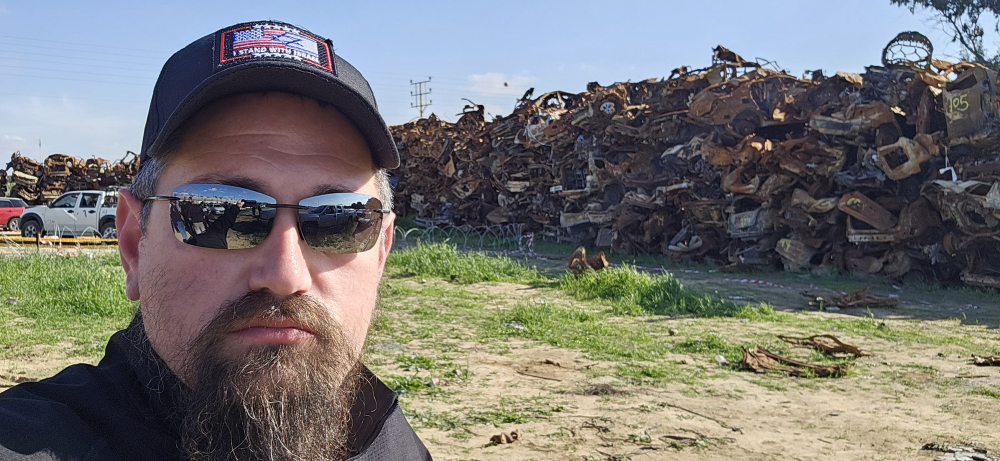 Burial Ground for Cars Destroyed on October 7th- Tekumah, Israel