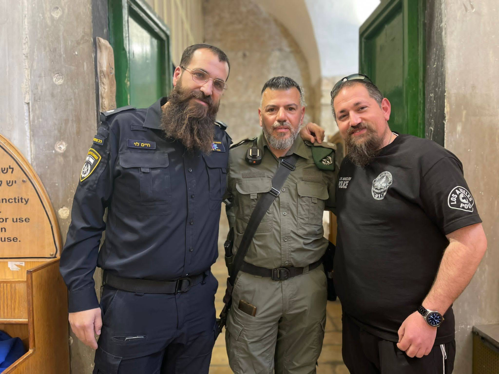 Hebron, Israel - Police Solidary trip to Israel after October 7th