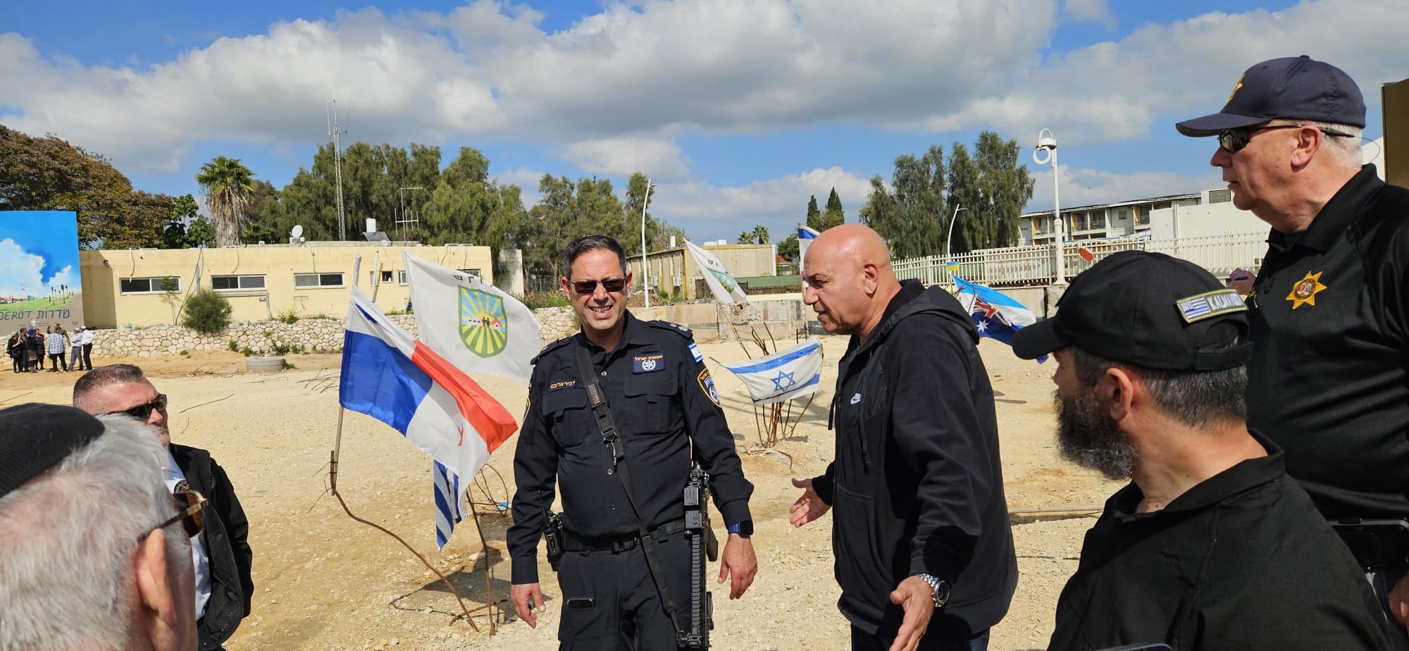 Superintendent Dvir Arubas recounts the events that took place at the site of the destroyed Sderot Police Station.