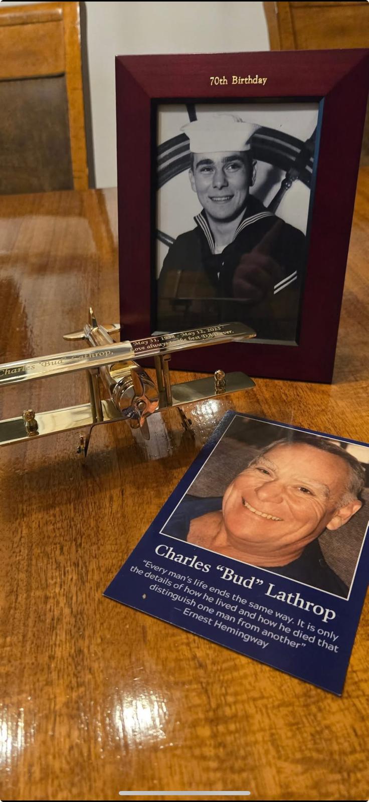 USCG Memorial for Charles “Bud” Porter Lathrop