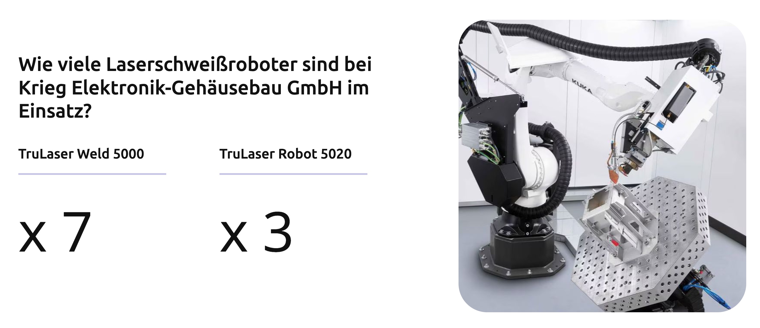 Maschinenanzahl bei Krieg Elektronik Gehäusebau GmbH