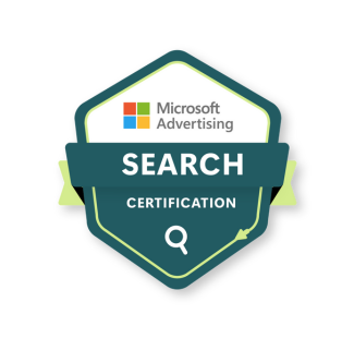 Microsoft Ads certification badge