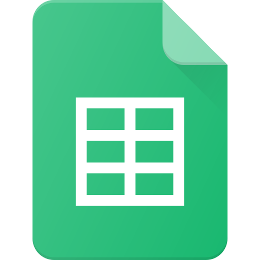 Icono Google Sheets