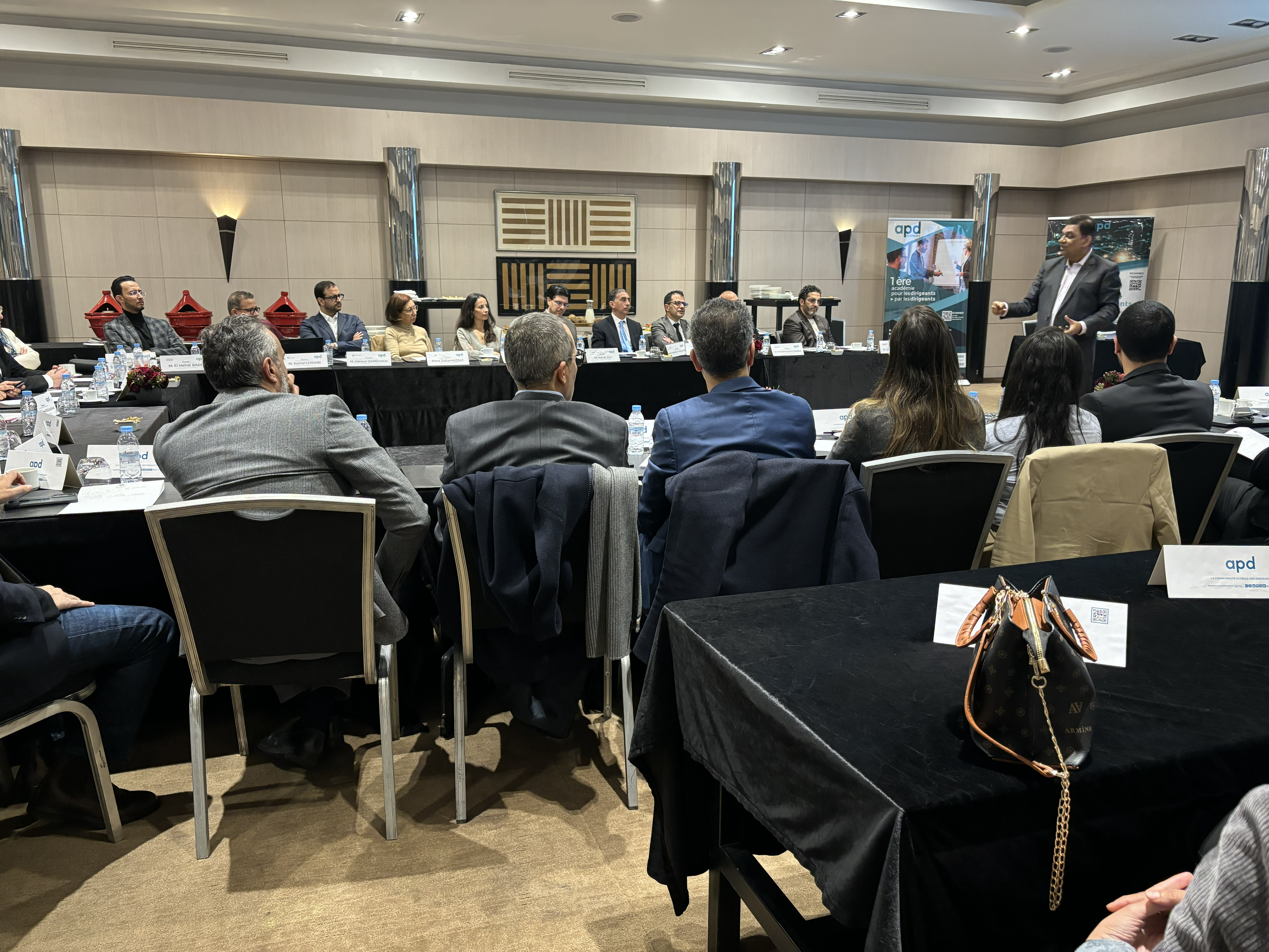 Vijay Mistri, Presenting to CEOs and Executives in Morocco