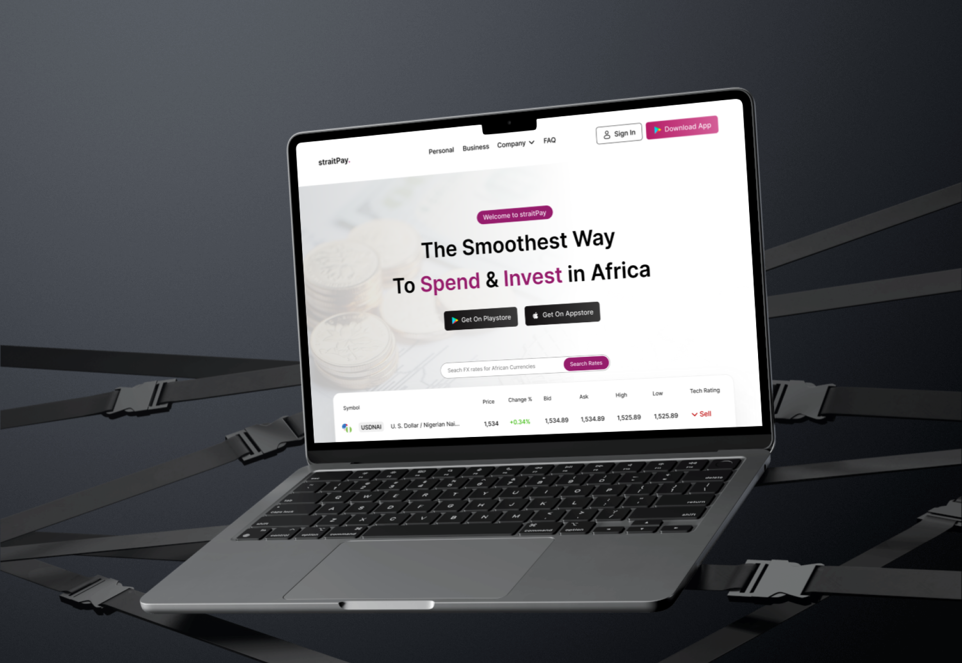 Fintech Landing Page Redesign
